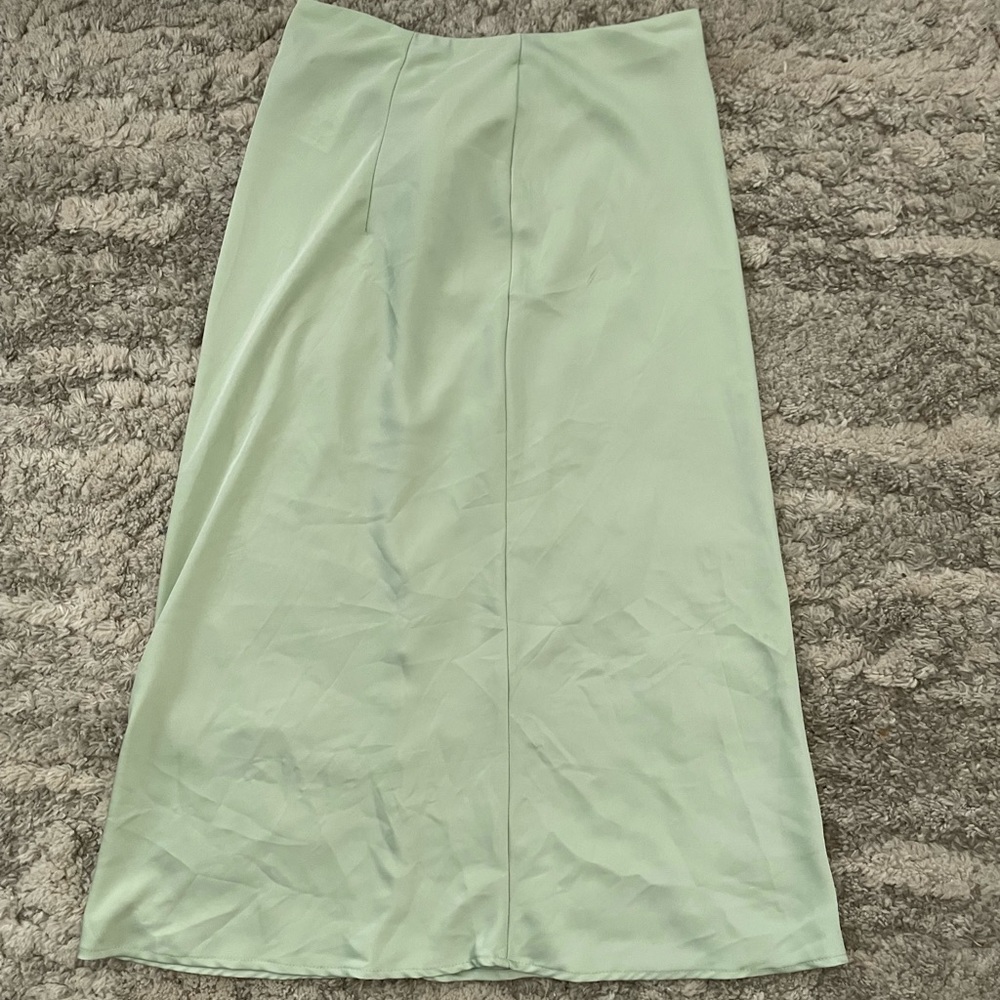 Green Midi Skirt